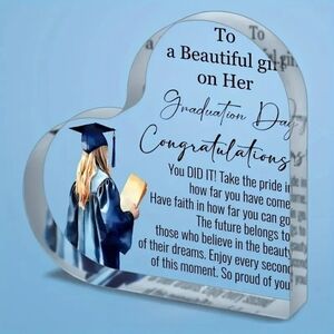 Graduation Decor with Blue and Gold Accents-NIP